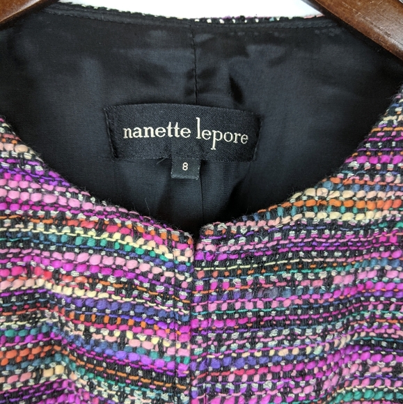 Nanette Lepore Juke Box Tweed Jacket - Picture 4 of 14
